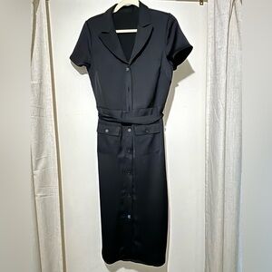 DKNY snap shirt dress